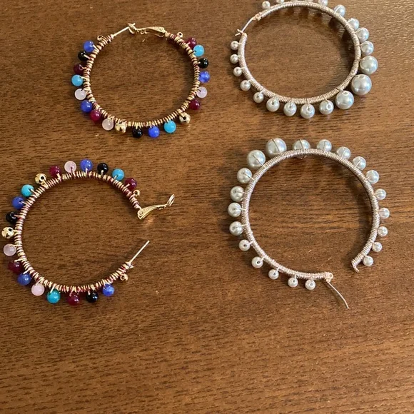 🆕 2 Pairs REBECCA MINKOFF Earrings 🆕 - Picture 7 of 9